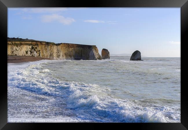 Freshwater Bay, Isle Of Wight Framed Print by Paul Chambers