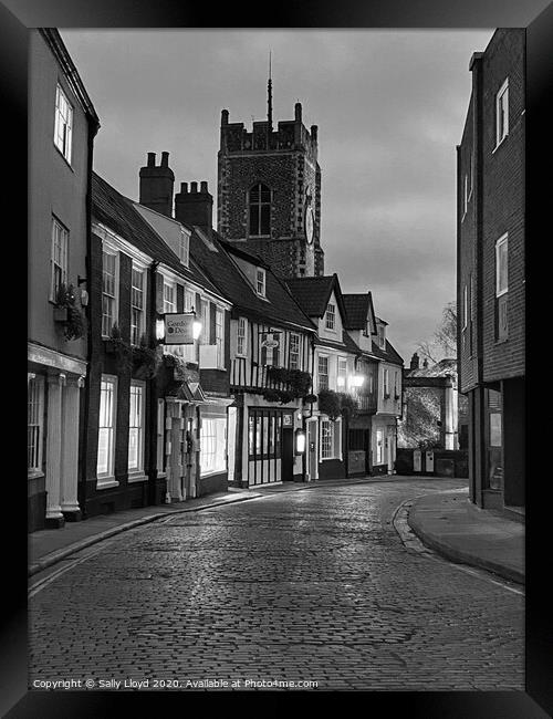 Princes Street Norwich  Framed Print by Sally Lloyd