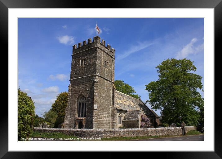 St Andrew's Church Framed Mounted Print by Nicola Clark