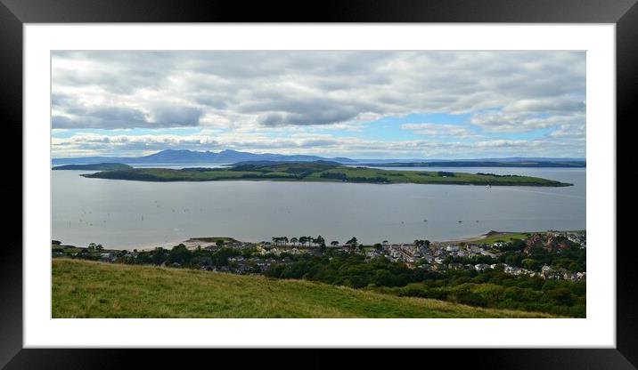 Great Cumbrae and Arran view Framed Mounted Print by Allan Durward Photography