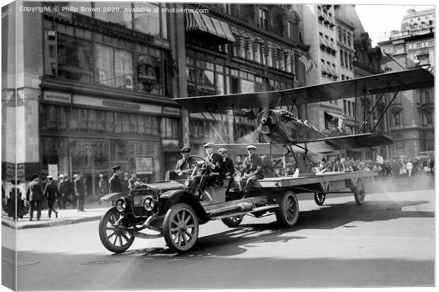 4th of July parade on Fifth Avenue, New York City Canvas Print by Philip Brown