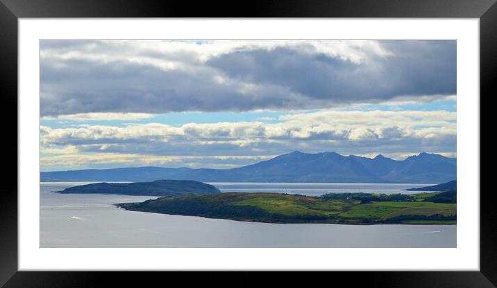 Cumbraes and Arran Framed Mounted Print by Allan Durward Photography