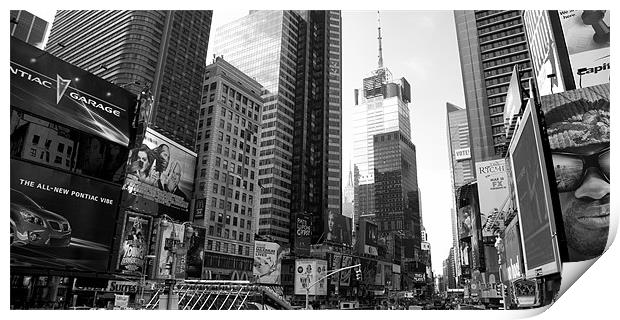 Times Square - Manhattan Print by Simon Wrigglesworth