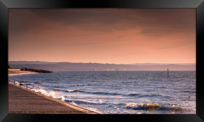 High Tide  Framed Print by Jeremy Sage