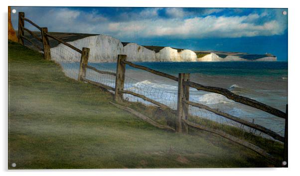 Seven Sisters Landscape Acrylic by Chris Lord