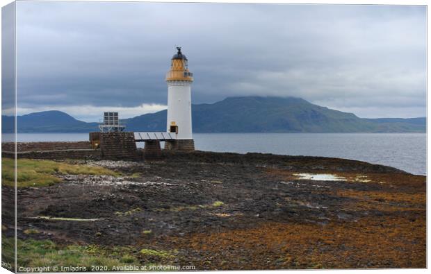 Rubha nan gall Lighthouse, Isle of Mull, Scotland Canvas Print by Imladris 