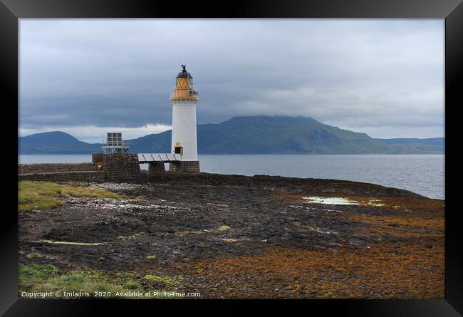 Rubha nan gall Lighthouse, Isle of Mull, Scotland Framed Print by Imladris 