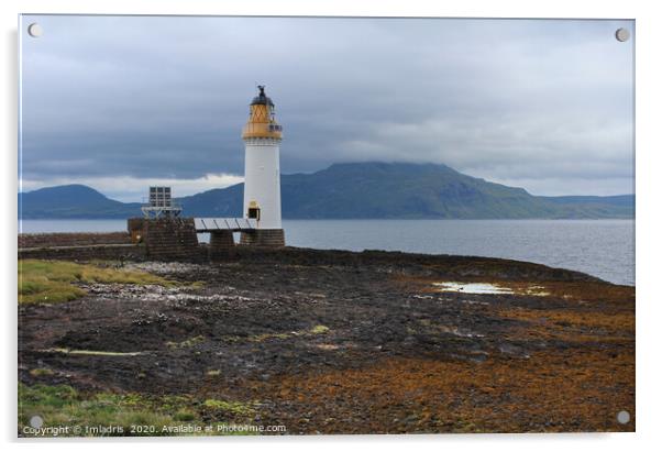 Rubha nan gall Lighthouse, Isle of Mull, Scotland Acrylic by Imladris 