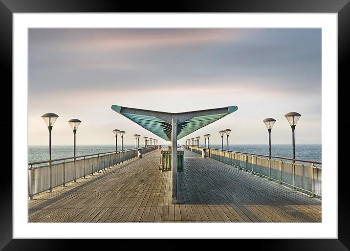 Boscombe Pier Framed Mounted Print by Tony Bates