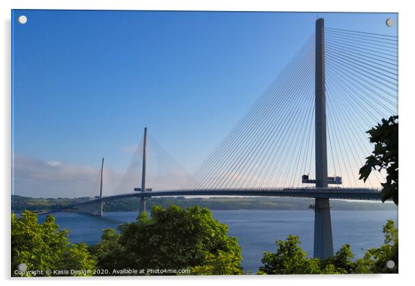 Queensferry Crossing Acrylic by Kasia Design