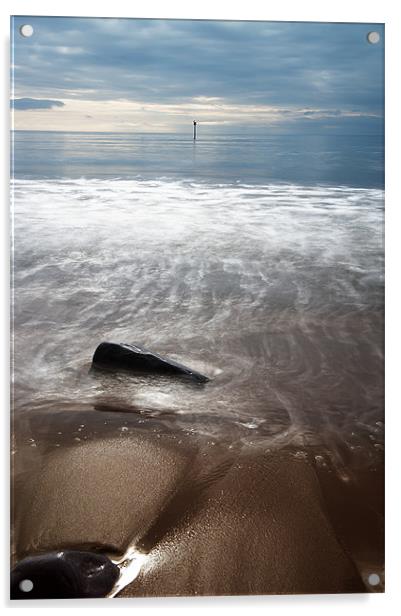 Alnmouth Coast Acrylic by Keith Thorburn EFIAP/b