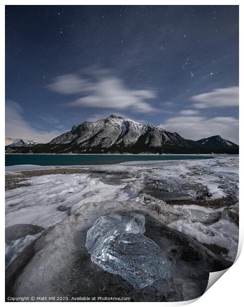 Diamonds on the Lake Print by Matt Hill