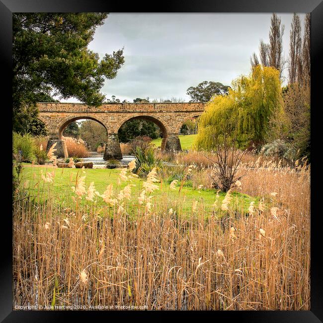 Richmond Bridge Framed Print by Julie Hartwig