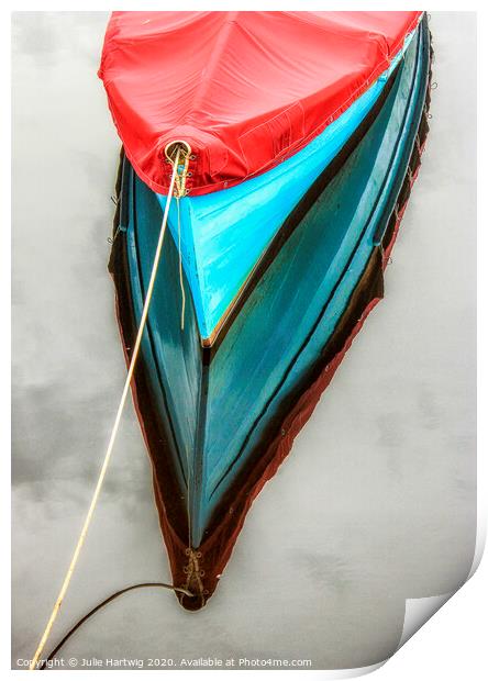 The Boat Print by Julie Hartwig