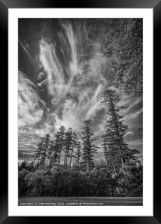 Reach for the Sky Framed Mounted Print by Julie Hartwig
