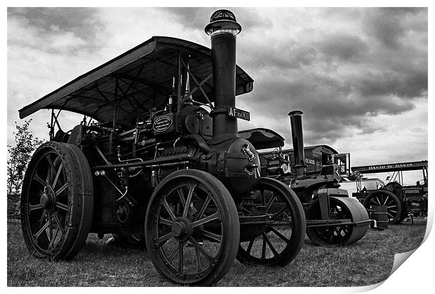 Steam Engines Print by Oxon Images