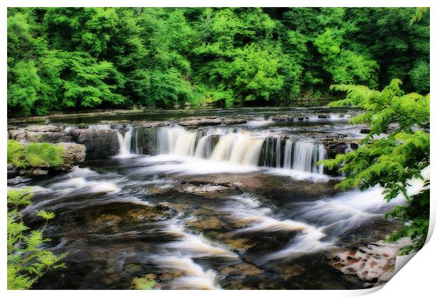 Dalescape ~ Upper Aysgarth Falls Print by Sandi-Cockayne ADPS