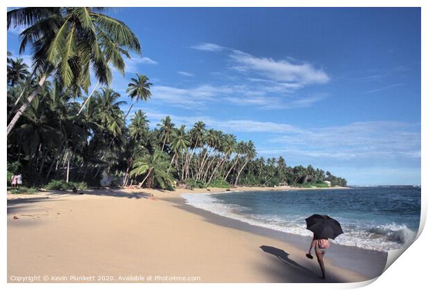 Sri Lankan Beach  Print by Kevin Plunkett