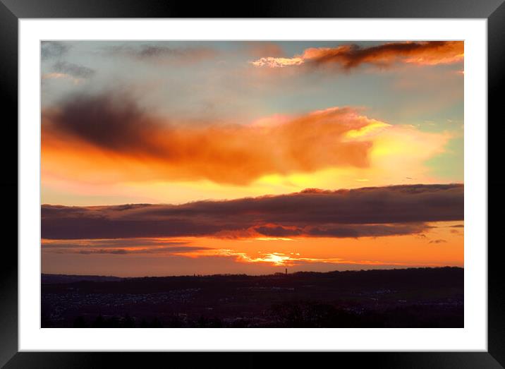 Sunrise Over Nab Wood - 02 Framed Mounted Print by Trevor Camp