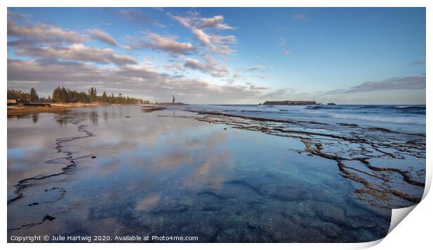 Slaughter Bay Print by Julie Hartwig