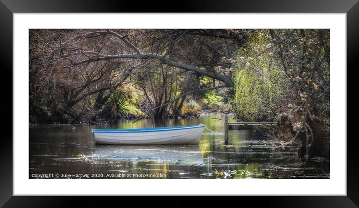 Wind in the Willows Framed Mounted Print by Julie Hartwig