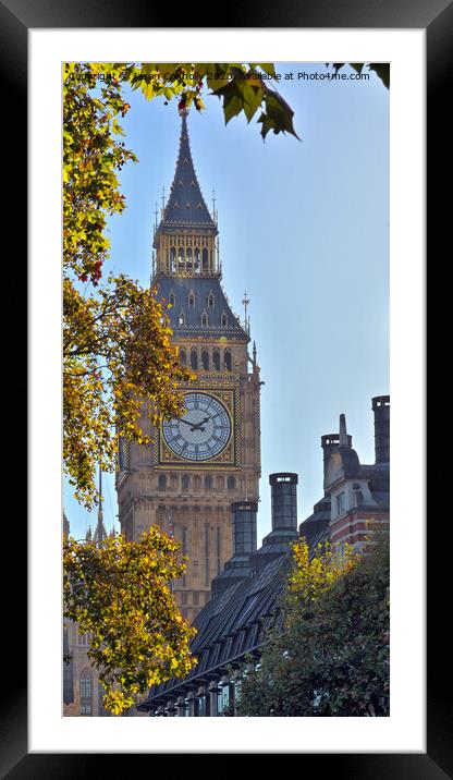 Big Ben, London. Framed Mounted Print by Jason Connolly