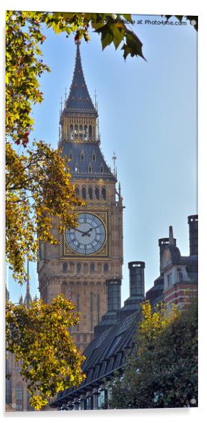 Big Ben, London. Acrylic by Jason Connolly