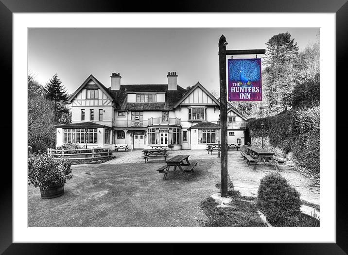 The Hunters Inn Framed Mounted Print by Mike Gorton