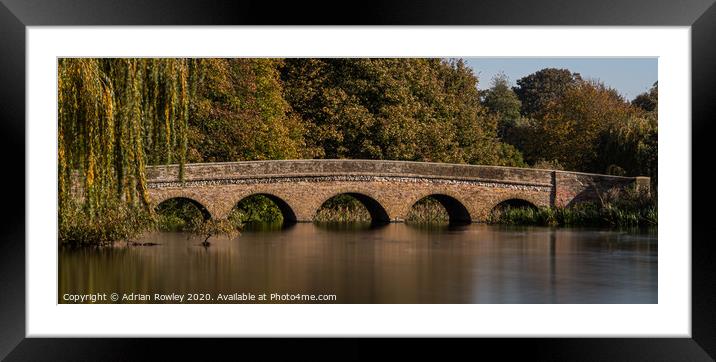 The Five Arches Framed Mounted Print by Adrian Rowley