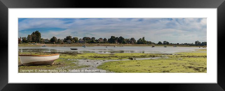 Bosham Quay, Your Perfect Escape  Framed Mounted Print by Adrian Rowley