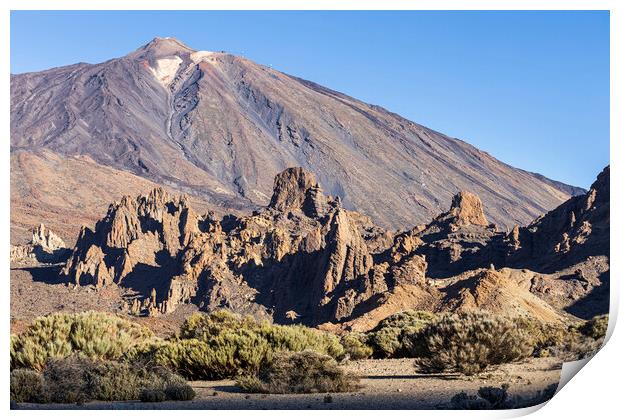 Mount Teide, Tenerife Print by Phil Crean