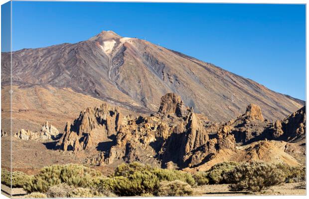 Teide volcano, Tenerife Canvas Print by Phil Crean
