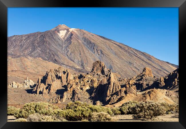 Teide volcano, Tenerife Framed Print by Phil Crean