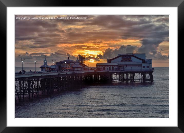 North Pier Sunset.. Framed Mounted Print by Jason Connolly