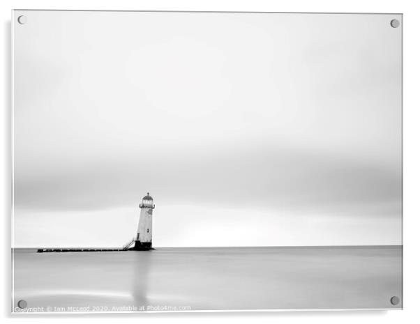 Talacre Lighthouse, Point of Ayr, North Wales Acrylic by Iain McLeod
