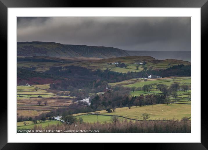 Bright and Damp Upper Teesdale 4 Framed Mounted Print by Richard Laidler