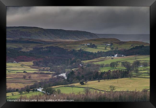 Bright and Damp Upper Teesdale 4 Framed Print by Richard Laidler