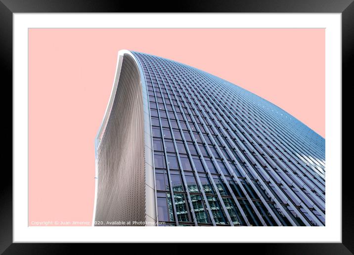 Skyscraper in London Framed Mounted Print by Juan Jimenez