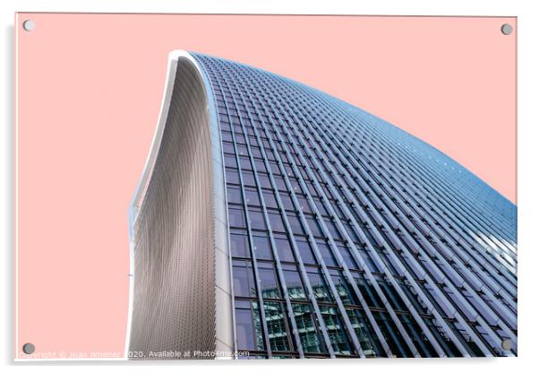 Skyscraper in London Acrylic by Juan Jimenez