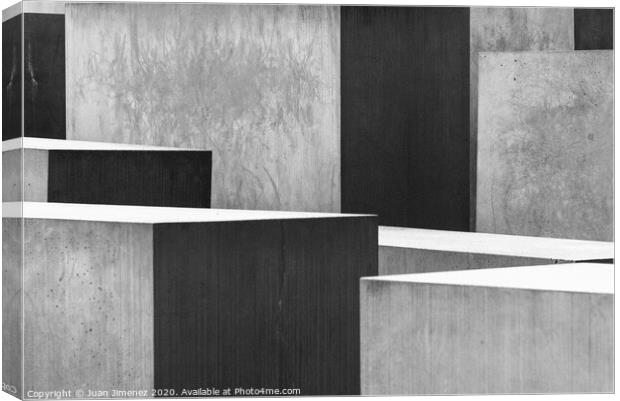 Abstract concrete composition in Berlin Canvas Print by Juan Jimenez