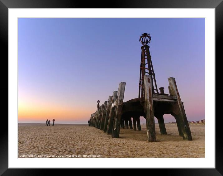Lytham St Annes Pier - The Jetty  Framed Mounted Print by Iain McLeod