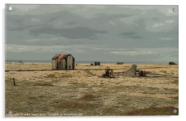 Dungeness Desolation and Delight Acrylic by Mark Ward
