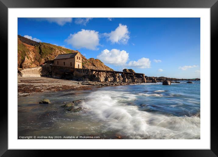 The Old Lifeboat Station (Lizard) Framed Mounted Print by Andrew Ray