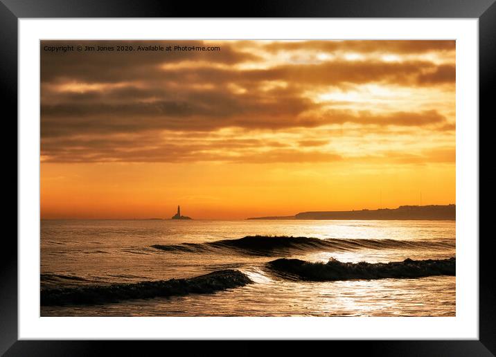Waving in a new day Framed Mounted Print by Jim Jones