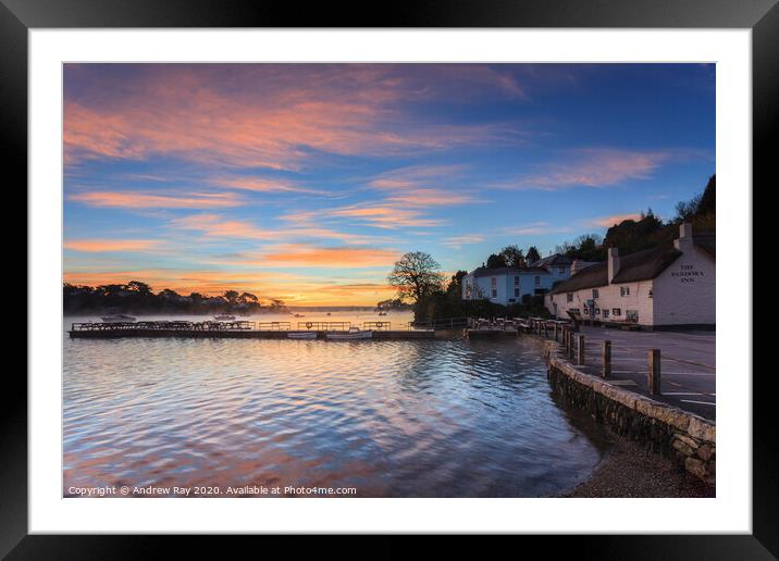 Pandora Inn at sunrise Framed Mounted Print by Andrew Ray