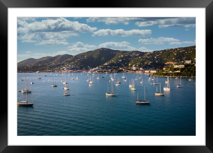 Port of St.Thomas Framed Mounted Print by Hectar Alun Media