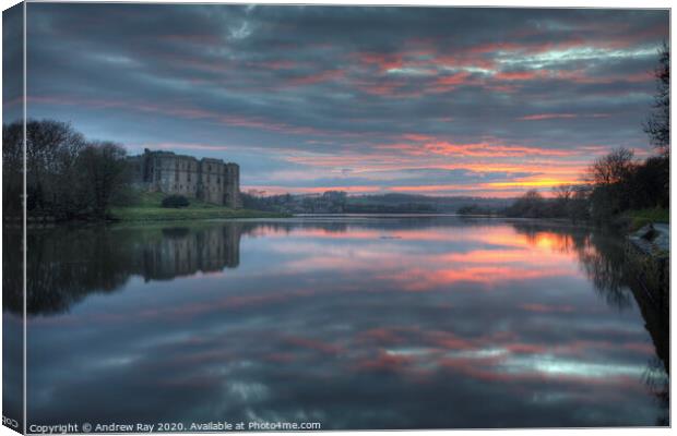 Carew Reflections Canvas Print by Andrew Ray