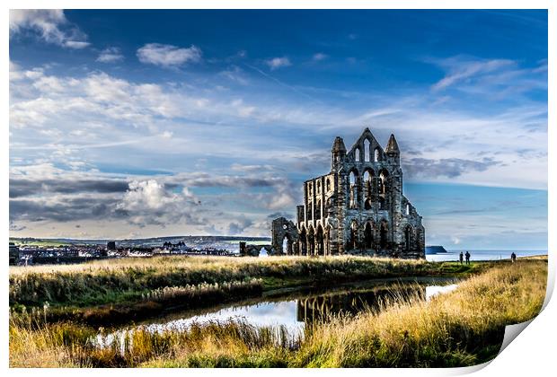 Whitby Abbey Print by chris smith