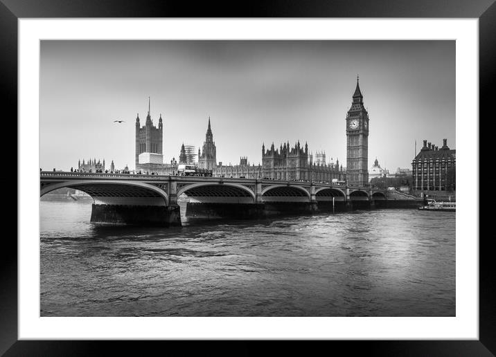 Westminster bridge Framed Mounted Print by chris smith