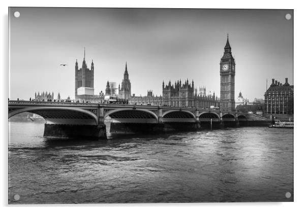 Westminster bridge Acrylic by chris smith